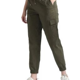 Tommy Hilfiger Army Green Regular Fit Joggers-1