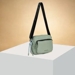 Forever Glam by Pantaloons Sage green Solid Medium Sling Handbag-picture-37