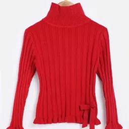 One Friday Kids Red Regular Fit Jumper-picture-16