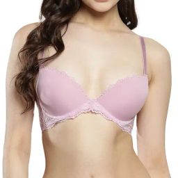 Calvin Klein Purple Lace Regular Fit Bra-picture-33