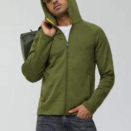 XYXX Olive Regular Fit Hooded Sweatshirt-picture-34
