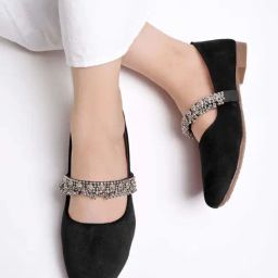 Shoetopia Kids Black Mary Jane Shoes-picture-23