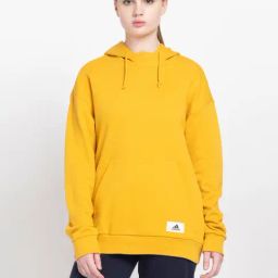 Adidas Yellow W LNG HD Hoodie-image-7