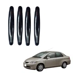 SPREADX Plastic Car Compact Black Colour Elegant Door Guard Protection Universal Type  Suitable for Honda City ZX (Set of 4 Pcs)-image-84