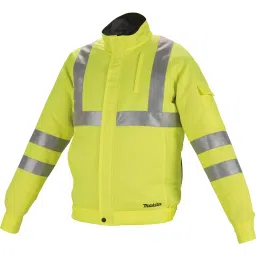 Makita Cordless Fan Jacket 100% Polyester Green Size XL, DFJ214CXL-image-86