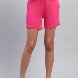 Monte Carlo Pink Cotton Regular Fit Shorts-picture-41