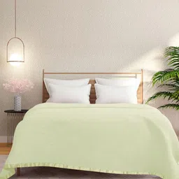 STELLAR HOME Poise Beige AC Room 210 GSM Double Bed Blanket-picture-48