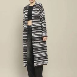 MADAME Multicoloured Stripes Shrug-20