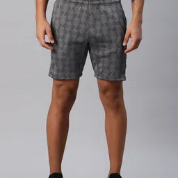 Alcis Men Printed Slim Fit Training Sports Shorts-image-66