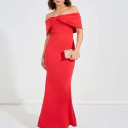 Styli Red Regular Fit Maxi Dress-image-50