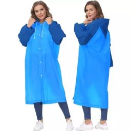 HACER EVA Hooded Type Top Button Closer Sky Poncho Raincoat Free Size for Unisex, MK013-01-N-picture-14