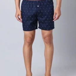 Urban Scottish Navy Regular Fit Printed Boxers-image-97