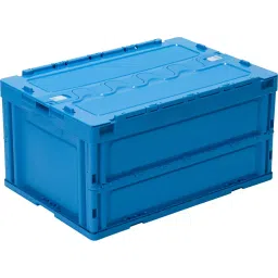 Monotaro 650x440x340 mm Folding Stackable Storage Container Integrated Type 75L Capacity, 51372397-picture-16