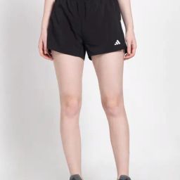 adidas Black Striped Sports Shorts-image-89