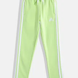 ADIDAS Boys FLEECE 3S PAN Side Striped Track Pants-image-87
