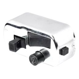 Uno Minda HANDLE BAR Switch - Right Side - 12V Chrome - with Engine Kill, Black Buttons for Bajaj CHETAK/125 FE (SW-0744H)-30
