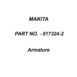 Makita 240 V Armature for 6826, Part No 517324-2-picture-48
