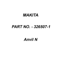 Makita Anvil N Suitable For DTD148, Part No 326507-1-picture-10