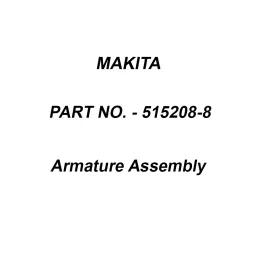 Makita 220-240 V Armature Assembly for SG1251J, Part No 515208-8-picture-11