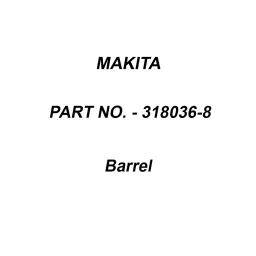 Makita Barrel Suitable For MT910, Part No 318036-8-picture-32