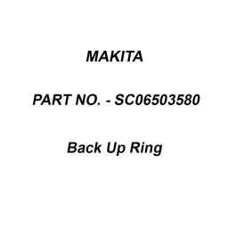 Makita Back Up Ring Size P6 for DSC121, Part No SC06503580-image-25