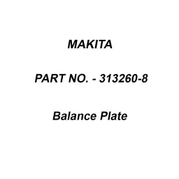 Makita Balance Plate Suitable For DJV182, Part No 313260-8-picture-5