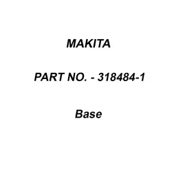 Makita Base Suitable For BO3710, Part No 318484-1-picture-40