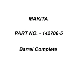 Makita Barrel Complete Suitable For MT860, Part No 142706-5-picture-37