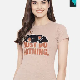 Dreambe Women Typography Printed T-shirt-picture-5