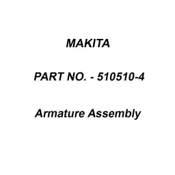 Makita 220-240 V Armature Assembly for GA4040C, Part No 510510-4-picture-8