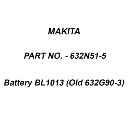 Makita Battery BL1013 (Old 632G90-3), Part No 632N51-5-picture-32