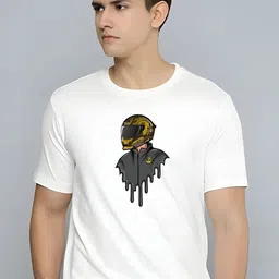 KAIDO Graphic Printed Regular Fit Cotton T-shirt-picture-18