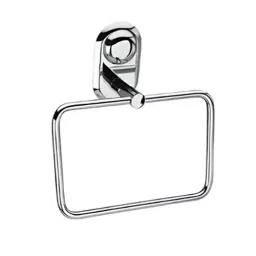 Bueno Square Towel Ring Size 14x12x2.5 cm Stainless Steel, BMI-206TR-image-1