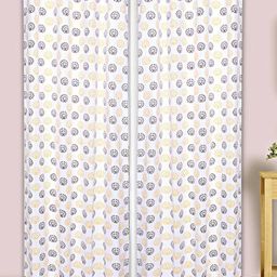 Dekor World Multicoloured Set of 2 Door Curtain-47