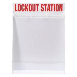 BRADY Polystyrene White 26 inch Lockout Station, 15Y595-image-59