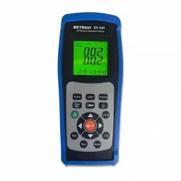 Metravi Vibration Meter Backlit LCD Display ±5% Blue & Black, VT-141 image 2