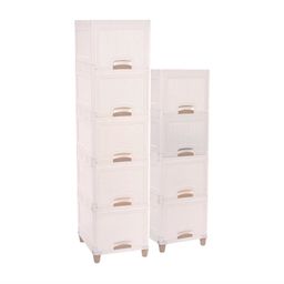 Kuber Industries White Set of 6 Regular Multi-Utility Organisers image 2