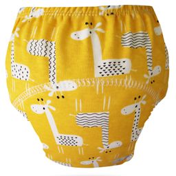 Bembika Babies Cotton Potty Training Pants Giraffe  Printed Large - Yellow-21
