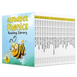Alphabet Phonics Reading Library For Children Set of 26 -  English-13