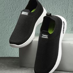 CHamps SHOES Knitted Casual Shoes - Black-image-89