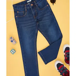 Pantaloons Junior Solid Jeans - Blue-picture-11