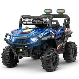 BAYBEE Broot Rechargeable Battery Operated Jeep for Kids, Ride on Toy Baby Car with Music & Light, Kids Jeep Battery Car, Electric Jeep Car for Kids - Blue-image-62