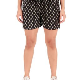 DARVI Women Printed Lounge Shorts-image-4