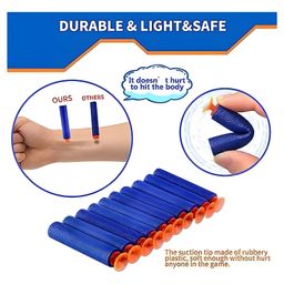 NEGOCIO Blaze Storm Hot Fire Soft Bullet Gun Toy with 10 Safe Soft Foam Bullets, Fun Target Shooting Battle Fight Game for Kids- PACK OF 1- COLOR MAY VARY image 3