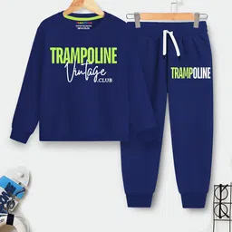YK X Trampoline Unisex Kids Printed T-shirt with Trousers-picture-32