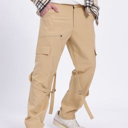 glitchez Men Urban Utility Relaxed Fit Cargos-image-38