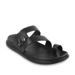 J. Fontini by Mochi Men's Black Toe Ring Sandals-image-99