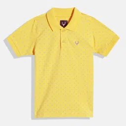 Allen Solly Junior Boys Floral Print Polo T-shirt-picture-32