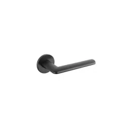 Hafele Lean 900.78.311 Zinc Black Matt Finish Lever Handle On Square Rose with EPC Escutcheon-image-18
