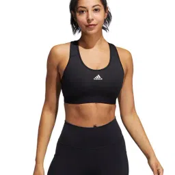 Adidas Black Non Wired Non Padded Lace Sports Bra-image-53